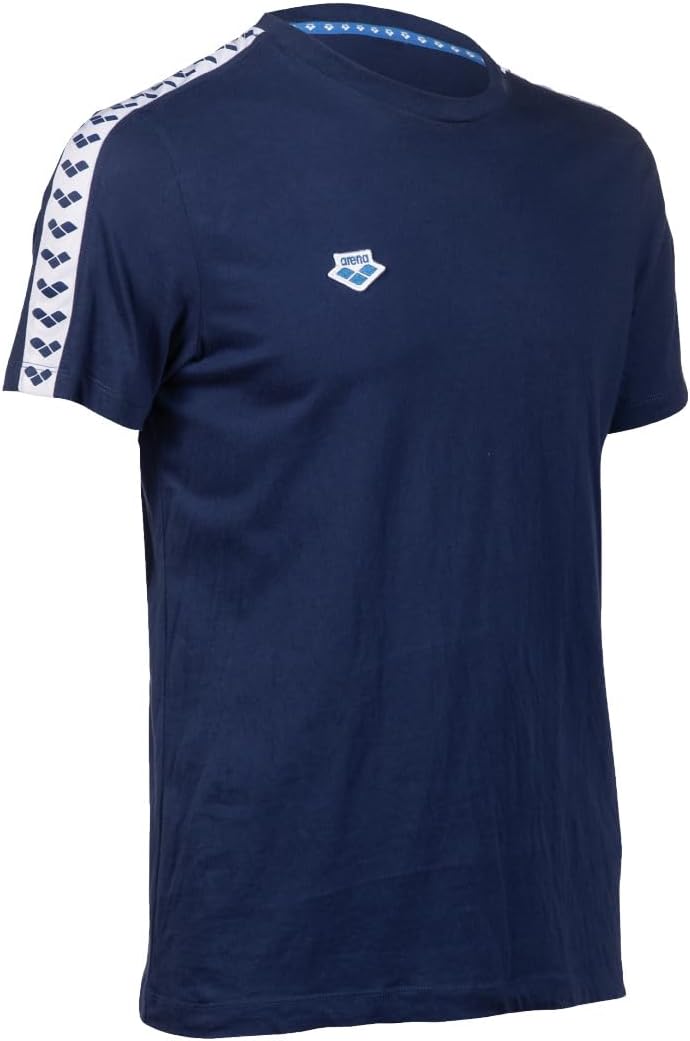 ARENA Unisex Herren Team T-Shirt, Marineblau/Weiss/Marineblau, X-Small