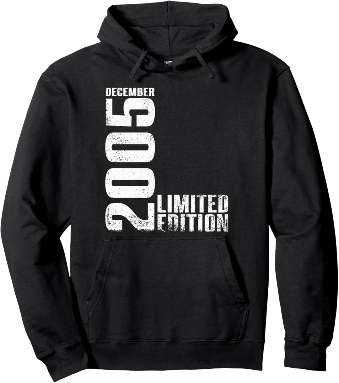2005 Dezember I 18 Jahre 18. Geburtstag Frauen Männer Pullover Hoodie