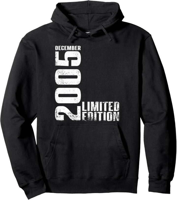 2005 Dezember I 18 Jahre 18. Geburtstag Frauen Männer Pullover Hoodie