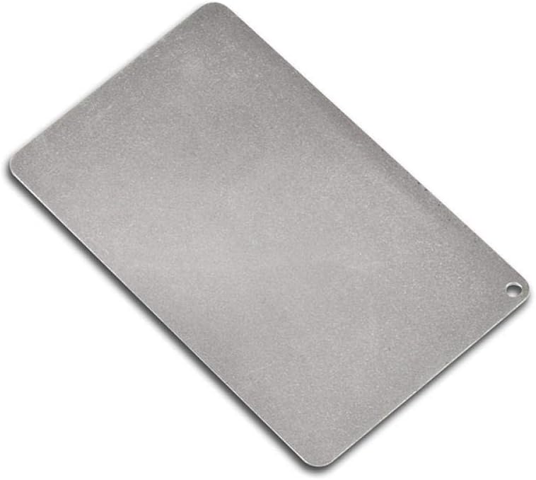 Trend CraftPro Kreditkarte Doppelseitiger Diamantschärfstein, Doppelseitig für grobes Schärfen und f