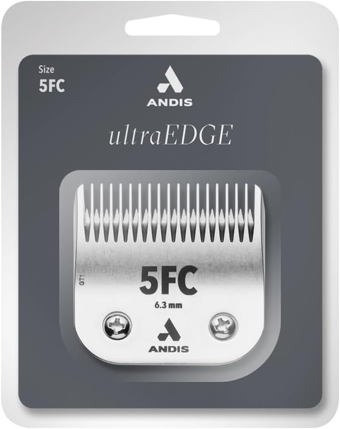 Andis 72630 Ultra Edge abnehmbare Scherklinge für Hunde – ausgestattet mit Edelstahl für präzises Tr