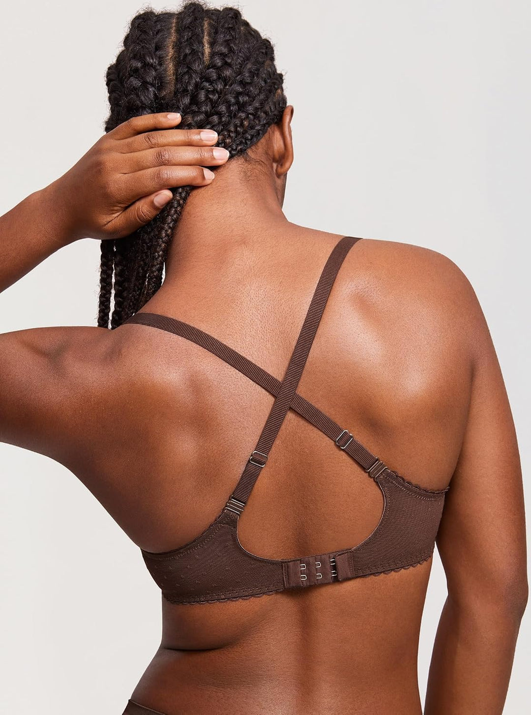 DOBREVA Balconette BH Damen mit Bügel Push Up Dirndl Spitze BHS Sexy Grosse Grössen Ungefüttert 75A
