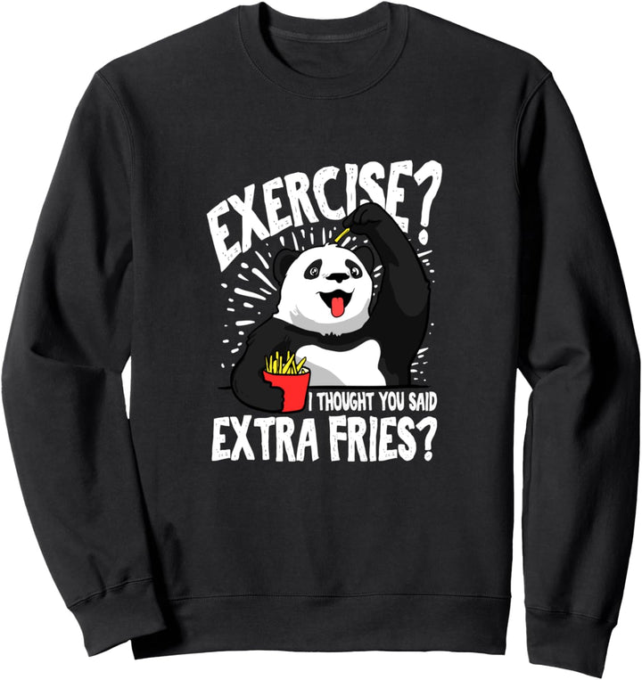 Lustiges Fitnesstraining Geschenk für einen Mann oder Frau Sweatshirt