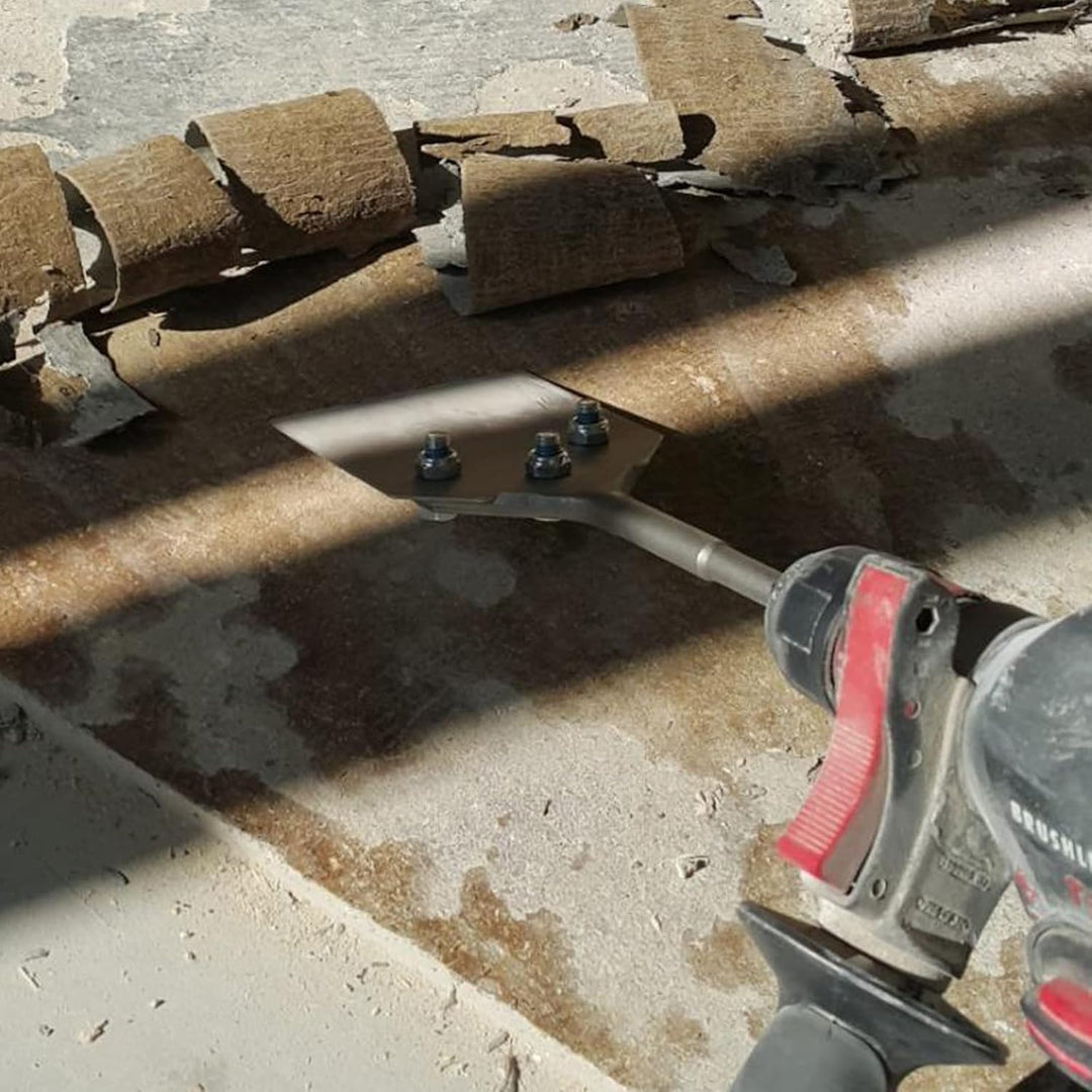 CPROSP SDS-Plus Spachtelmeissel Meissel 250x100mm, zum Abtragen von Bodenbelägen und Beschichtungen