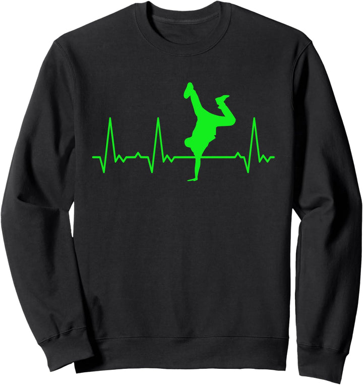 Herzschlag Breakdance Sweatshirt