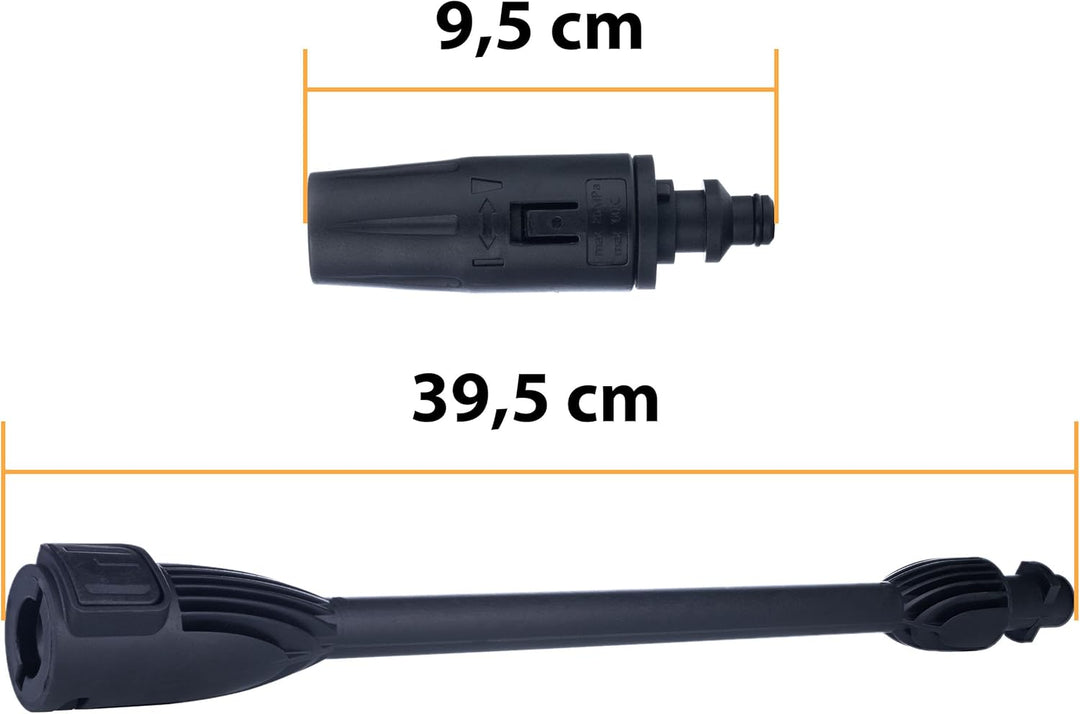 Vario Lanze für Hochdruckreiniger Kärcher K2 - K6 | Verstellbare Düsenweite | Max. 160 bar | 40 cm L