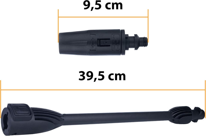 Vario Lanze für Hochdruckreiniger Kärcher K2 - K6 | Verstellbare Düsenweite | Max. 160 bar | 40 cm L