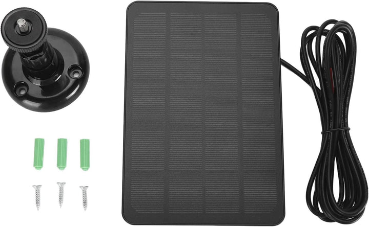 10W Solarpanel für Türklingel, Solarpanel Ladegerät für Nest/Eufy Doorbell 2K Kamera, Ring Video Doo