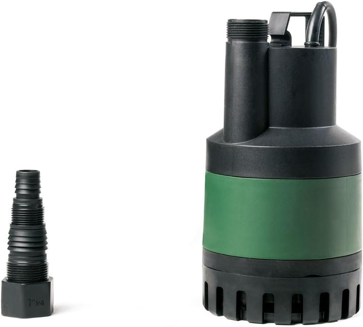 DAB Nova Up 180 M-NA mit Ablaufschlauch 7 Meter - Flachsauger-Tauchpumpe - 7.500 L/Std. - 280W - För