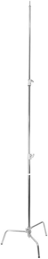 Godox 270CS, C-Ständer mit Arm, Griffkopf und abnehmbarem Turtle-Basis (22 cm, Silber), KSA Version