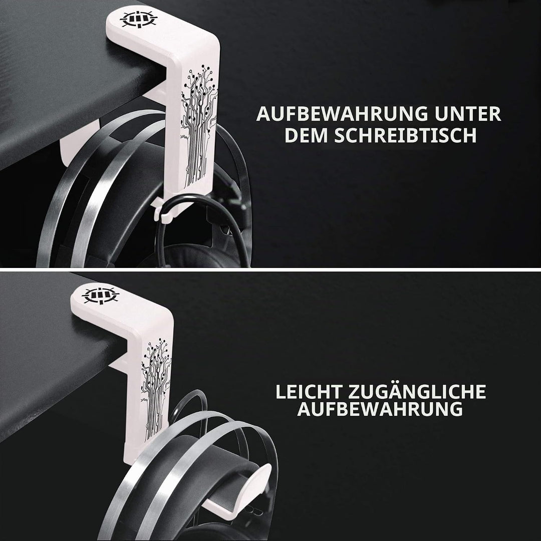 ENHANCE PC Gaming Headset Kopfhörer Halterung Hanger Mount Kopfhörer Stand mit verstellbaren & Schwe