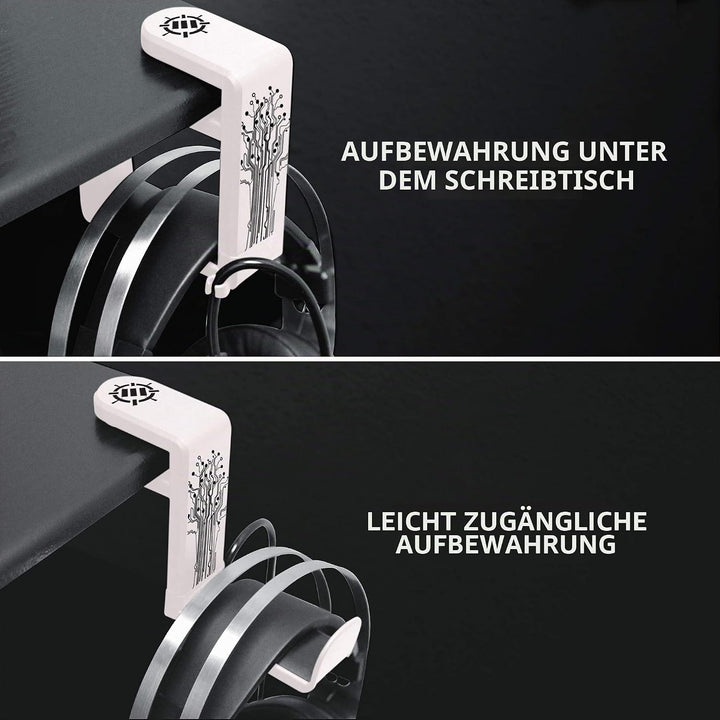 ENHANCE PC Gaming Headset Kopfhörer Halterung Hanger Mount Kopfhörer Stand mit verstellbaren & Schwe