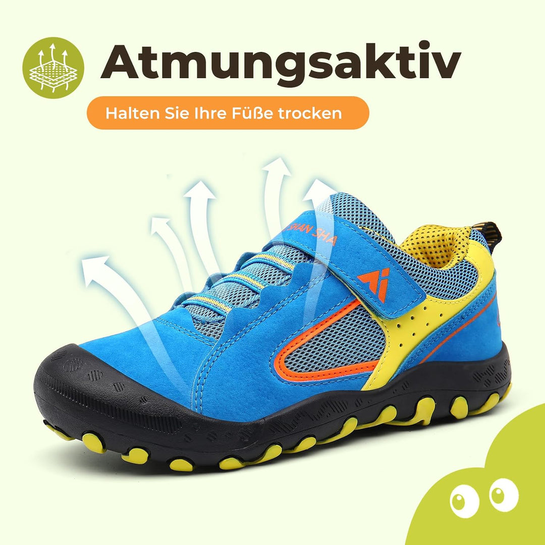 Mishansha Unisex-Kinder Turnschuhe Trekkingschuhe Mädchen Wanderschuhe Outdoor Sportschuhe 24-38 28