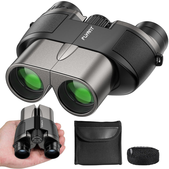 12x25 Kompakt Fernglas Kinder Erwachsene - Ferngläser Klein mit Nachtsicht Schwachem Licht Klare Fal