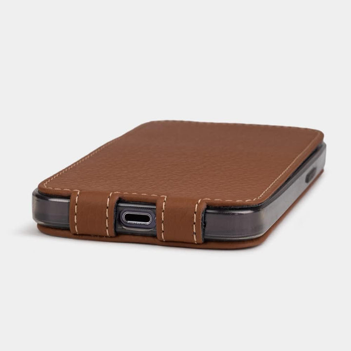 marcel robert - Handytasche für iPhone 13 Mini - Patentiertes Modell - aus echten Premium Leder - [