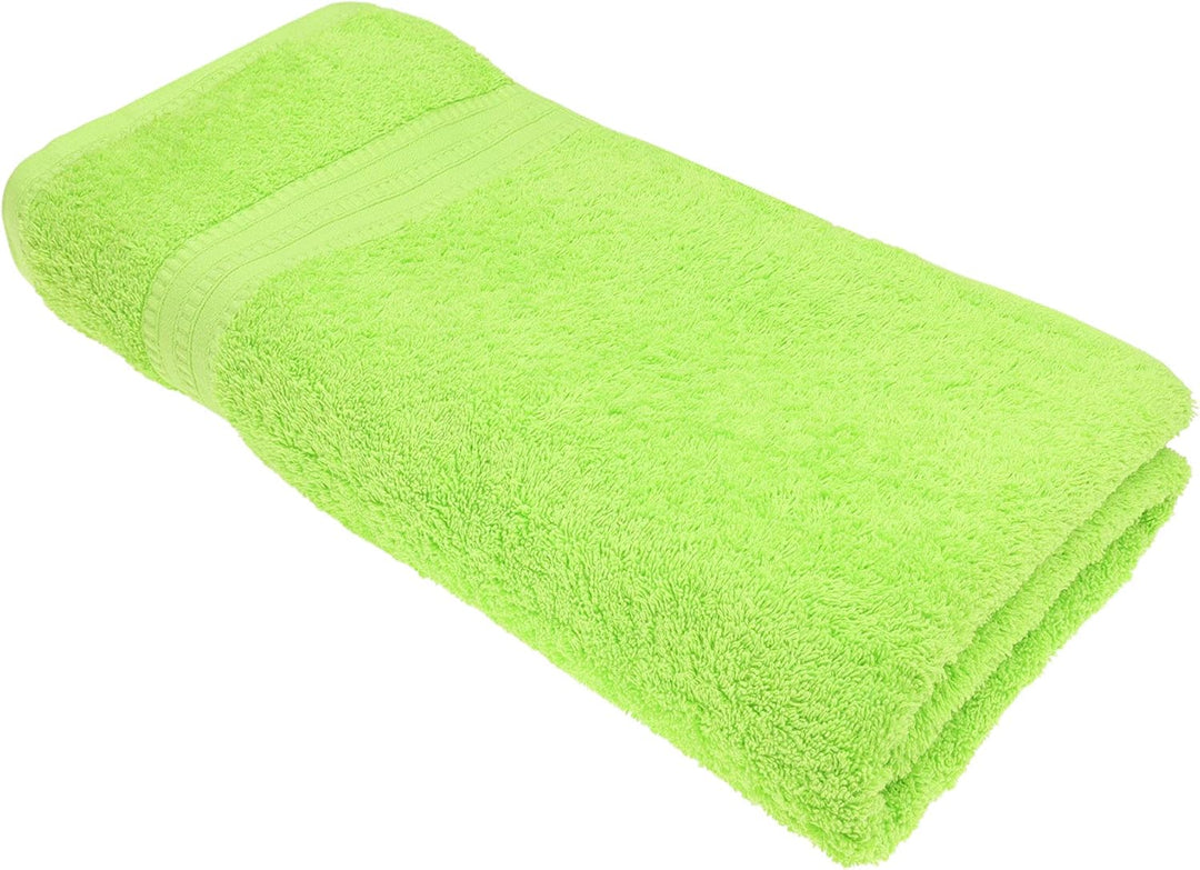 Julie Julsen Bio Duschtuch-Set 4 TLG. 2 Dusch- 2 Handtücher Apfelgrün 100% Baumwolle Frotte 550g/m²