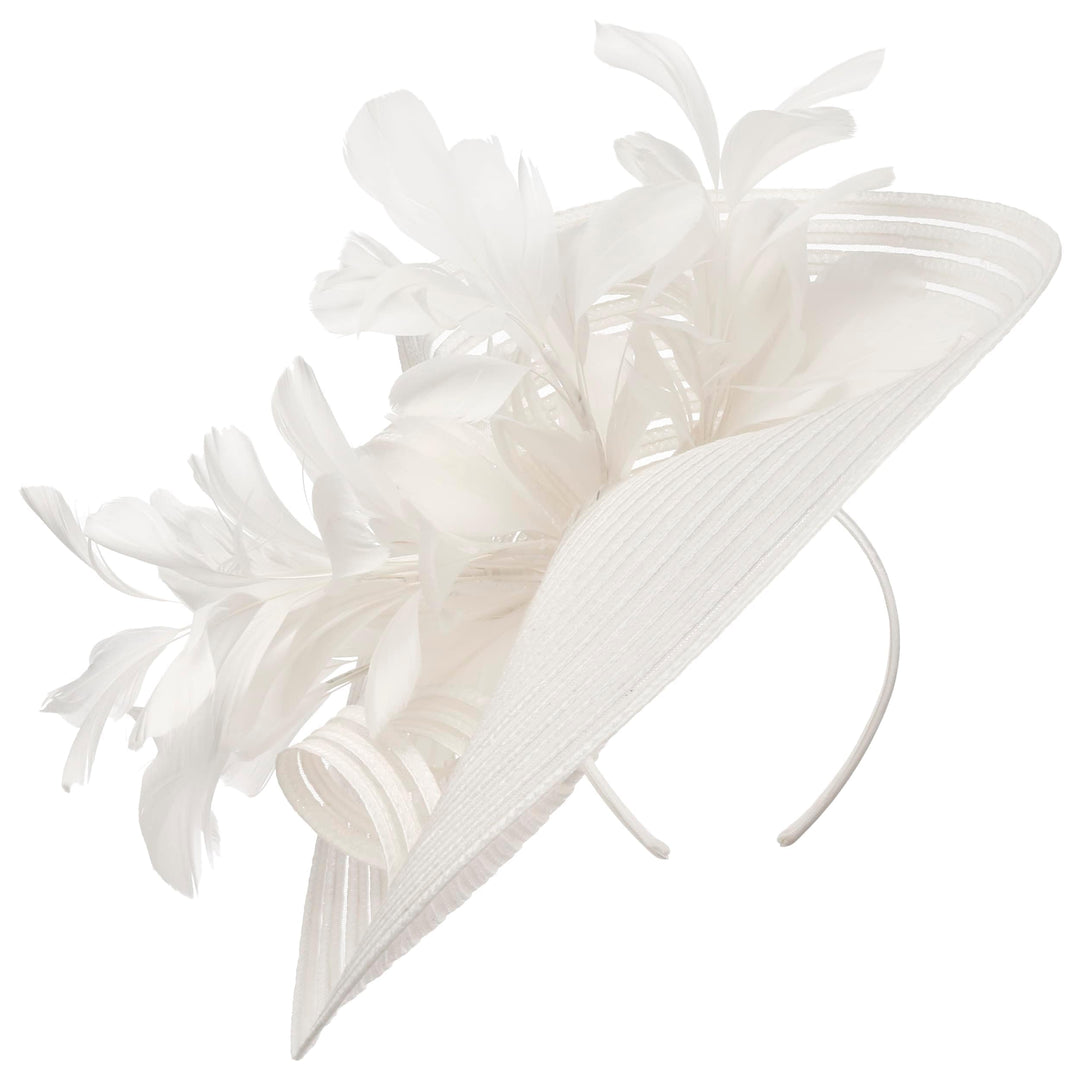McBURN Dalenia Large Plate Fascinator Haarschmuck Kopfschmuck Damen - Made in Italy Frühling-Sommer