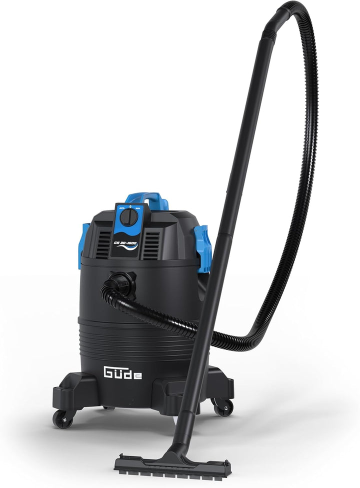 Güde GS 30-1600 3 in 1 Schlammsauger – 230 Volt, 1600 Watt, 180 Millibar Unterdruck, 30 Liter Behält