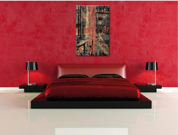 Ldn Leinwandbild Bild auf Leinwand, XXL riesige Bilder fertig gerahmt mit Keilrahmen, Kunstdruck auf