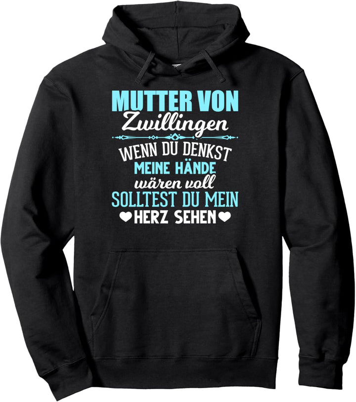 Ebenbild Geschwister Zwillinge Mutter von Zwillingen Pullover Hoodie