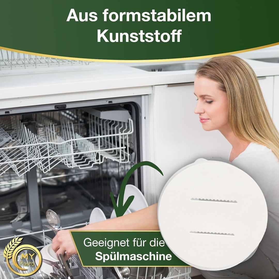 MY PASTA - Beds Shell/Muschelschale - Zubehör für Nudelmaschinen Nudelscheibe kompatibel mit Philips