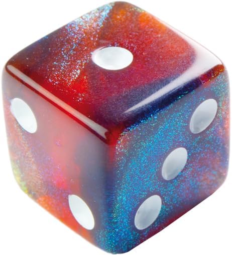 Gamegenic, Galaxy Series - Mars - D6 Dice Set 12 mm, Mars