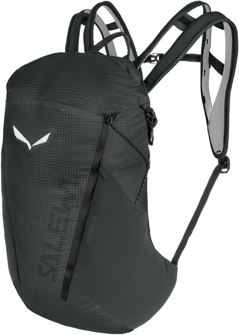 Salewa Pedroc 16 Grau - Leichter kompakter Speed Hiking Rucksack, 16l, Grösse 16l - Farbe Onyx