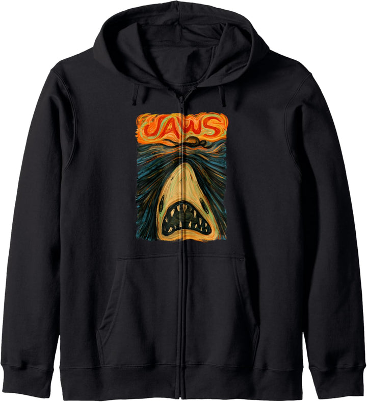 Jaws Scream Portrait Kapuzenjacke