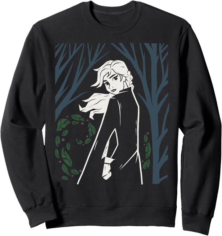 Disney Frozen 2 Anna Windy Leaves Portrait Sweatshirt