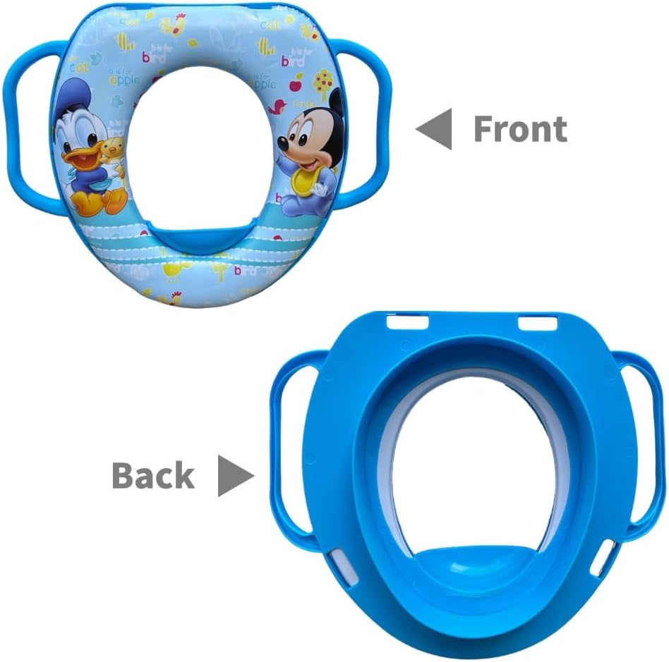 Toilettensitz für Kinder, Mickey und Donald Disney, universal, mit Griffen Mickey Baby, Mickey Baby