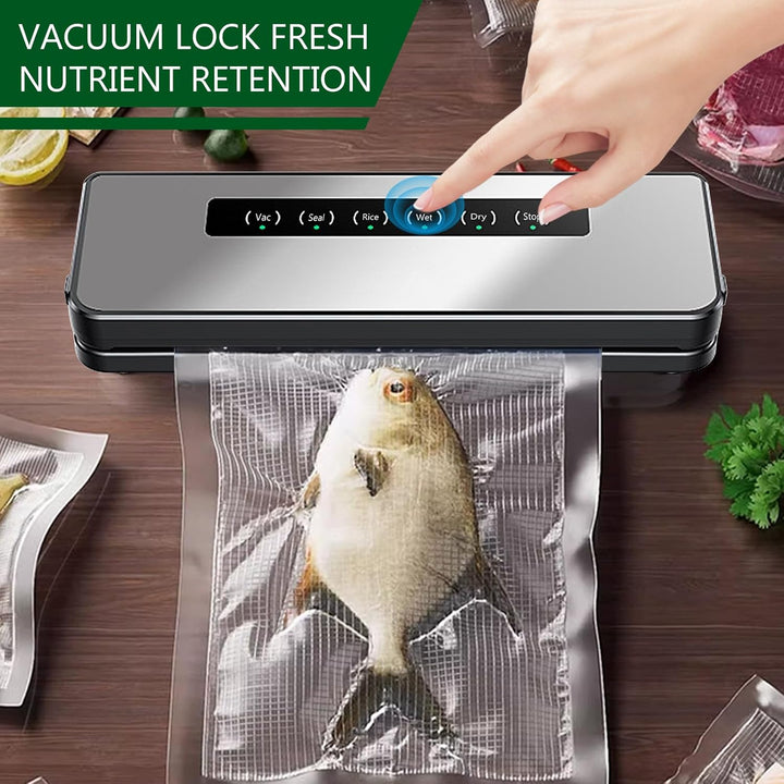 Vakuumiergerät 5 In 1, Vakuumierer Automatische, Vakumierergerät Für Lebensmittel, Folienschweissger