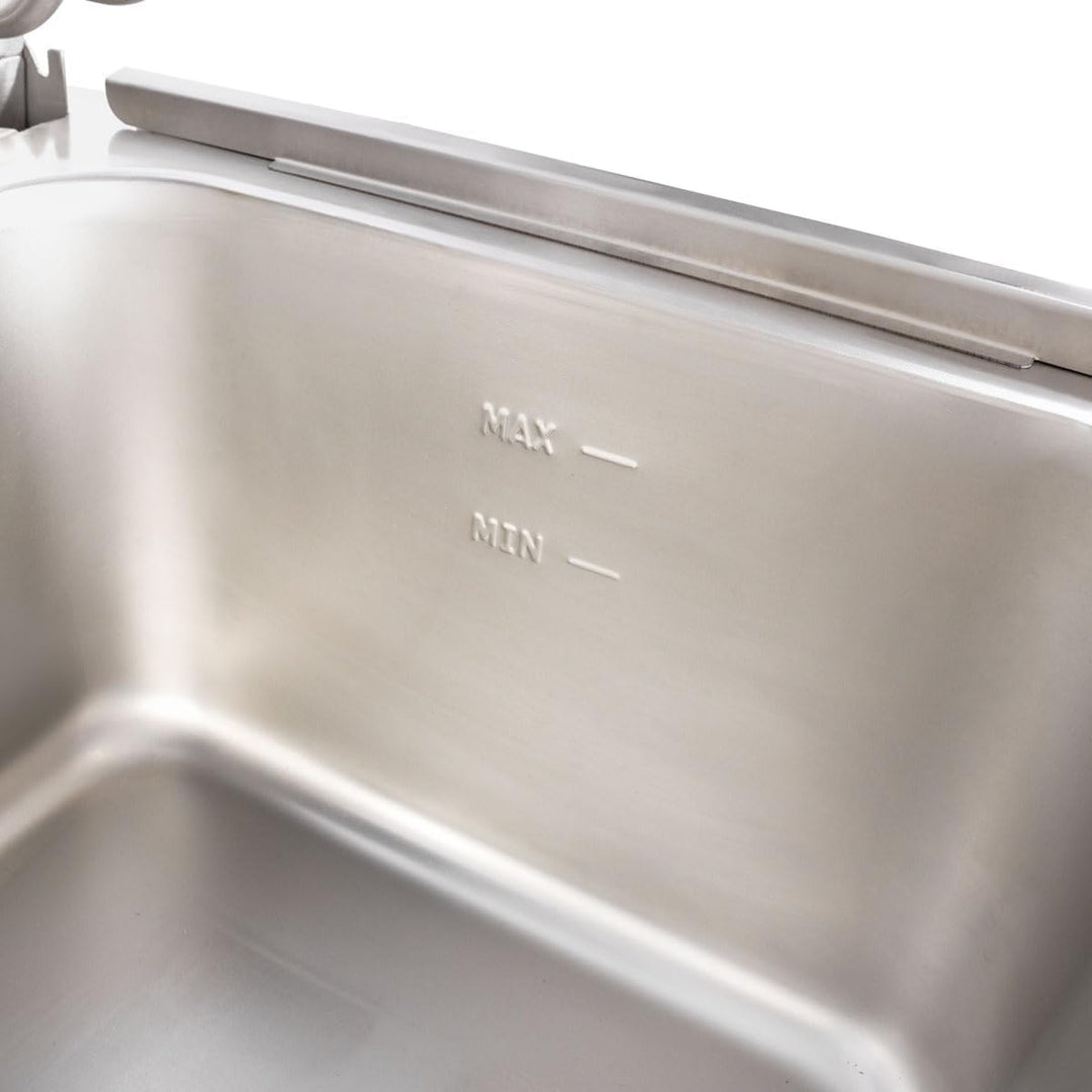 Beeketal 'BSF-160P' Profi Gastro Stand Fritteuse mit Unterschrank (16 L Volumen für max. 11 L Öl) Ed