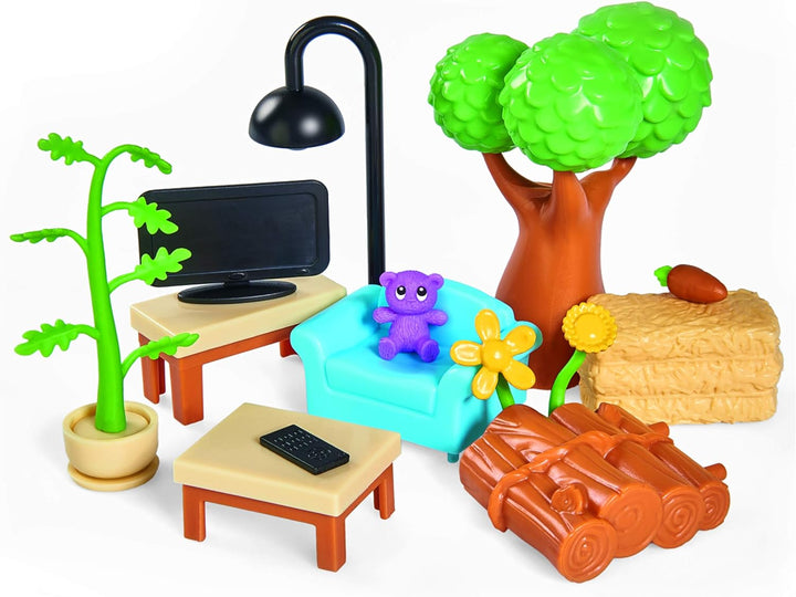 Simba 109358470 - Wissper 2-in-1 Spielset Graswelt, 20 x 12 cm