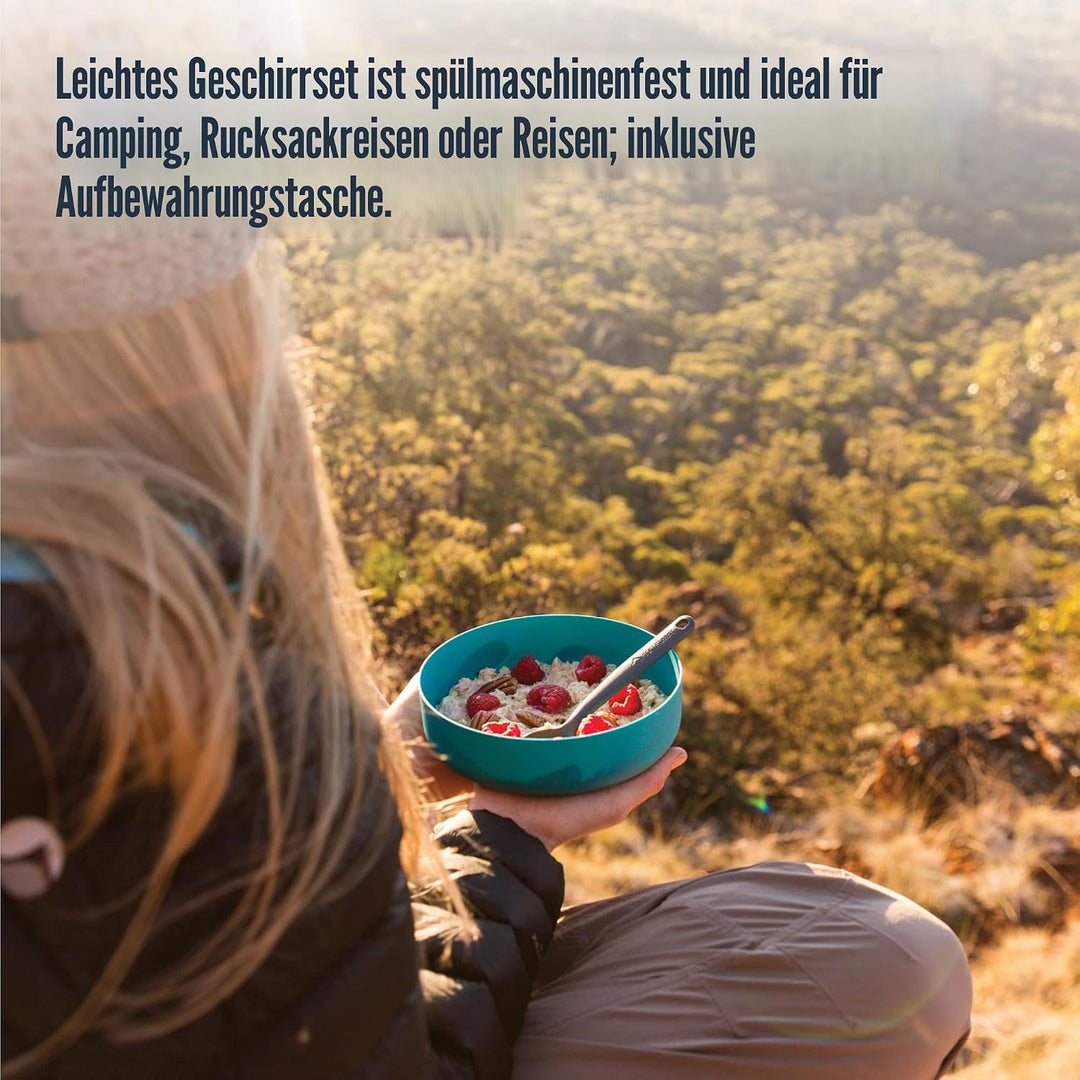 Sea to Summit Delta Light Camp Set 4.4 - Campinggeschirr - 4 Personen Set titan-grau 4.4, titan-grau