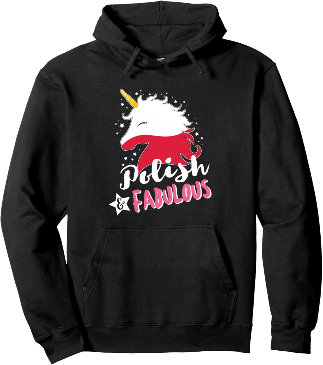 Polnische Einhorn Polen Flagge Pullover Hoodie