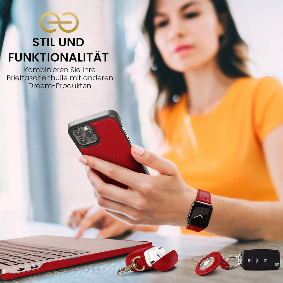 Dreem Fibonacci iPhone 14 Pro Geldbörsen-Hülle / 2-in-1 Stossfestes MagSafe Case und abnehmbares Lux