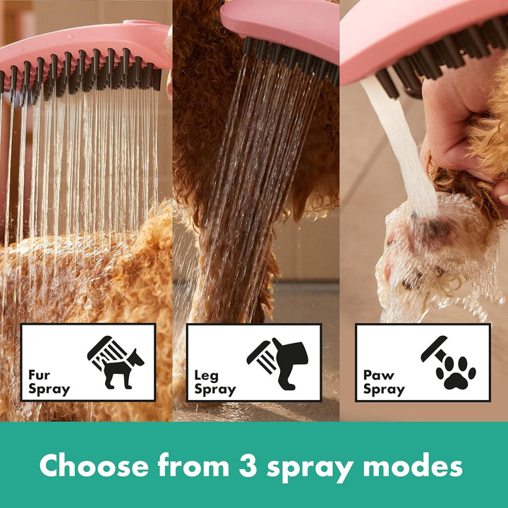 hansgrohe Hundedusche DogShower, Brause wassersparend mit 3 Strahlarten zur Fellpflege von Hunden un