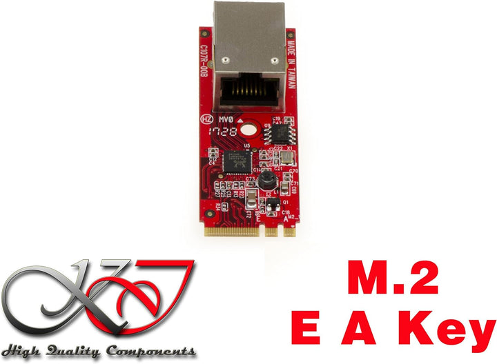 KALEA-INFORMATIQUE M2-Controller-Karte (M.2 NGFF A Key oder E Key) 1 LAN-Port GIGABIT ethernet RJ45