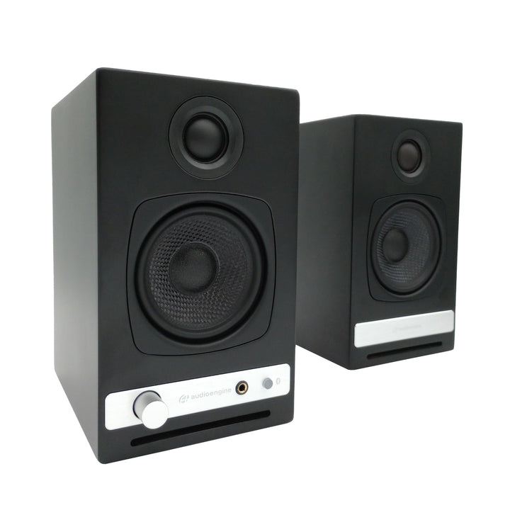 Audioengine A2 HD Wireless Speaker | Lautsprecher für Desktop-Monitor | Heim-Musiksystem aptX HD Blu