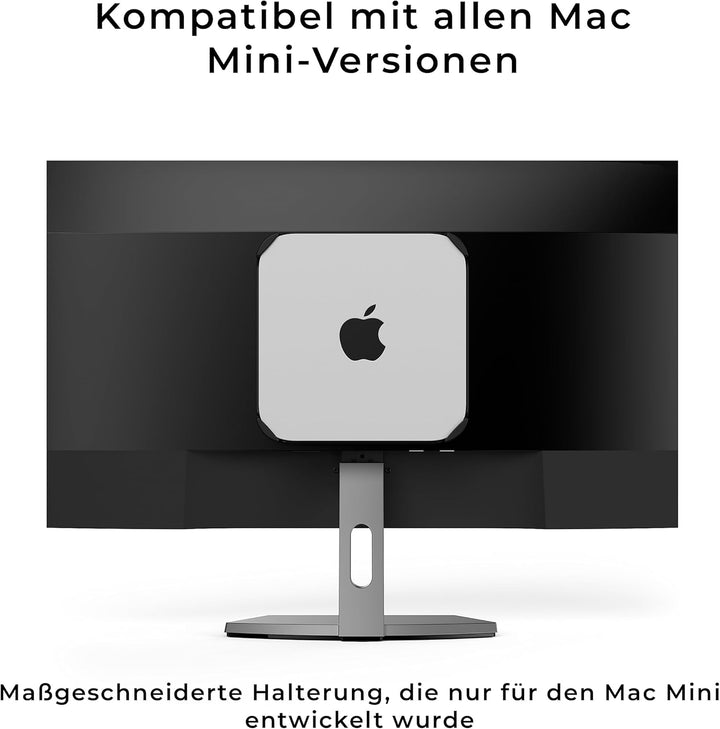 humancentric VESA Halterung Kompatibel mit Mac Mini | Benutzerdefinierte Halterung Kompatibel mit de