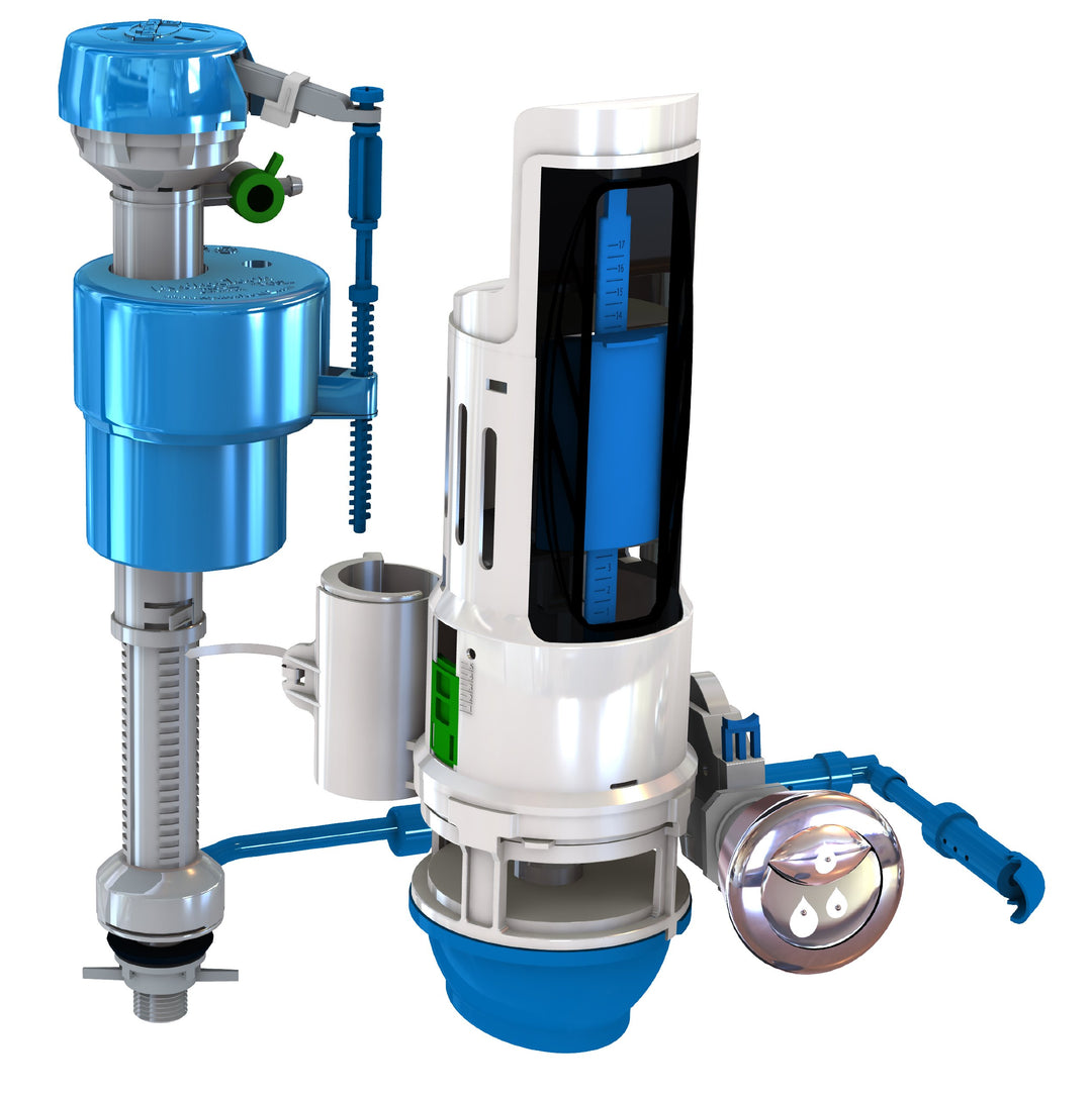 Danco HYR460 Hydroright HyrdroRight Universal Water-Saving Toilet Repair Kit with Dual Flush Valve,