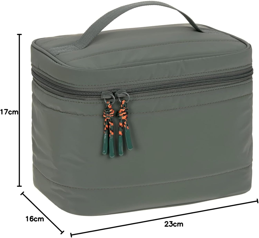 LÄSSIG Baby Wickeltisch Organizer Windel-Organizer to Go/Casual Nursery Caddy To Go Olive, Olive