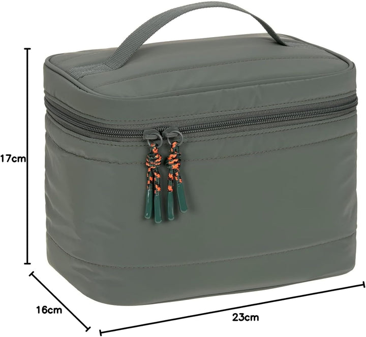 LÄSSIG Baby Wickeltisch Organizer Windel-Organizer to Go/Casual Nursery Caddy To Go Olive, Olive