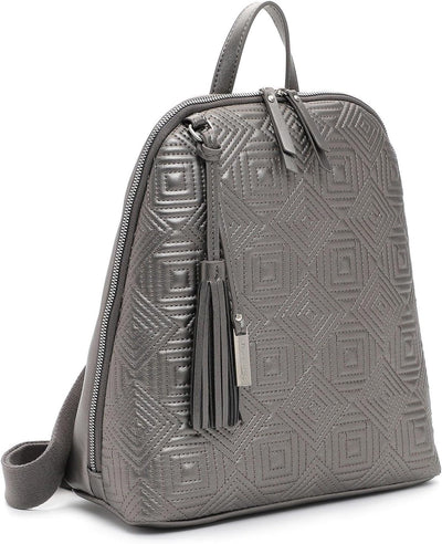 Tamaris Rucksack Merle 32725 Damen Rucksäcke Ornament Darksilver 833 Einheitsgrösse, Darksilver 833