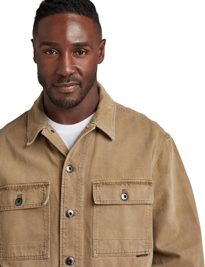 G-STAR Herren Chore Unisex Workwear Jacket Evergreen XL Braun (Rainbow Dk Toggee Gd D23019-d300-g040