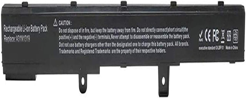 amsahr A31N1319-02 Ersatz Batterie für Asus A31N1319, 00250600 (3000mAh, 11,25V, 3 Cell) schwarz