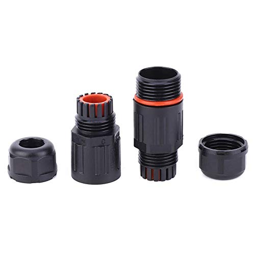 10 Stück Wasserdichte Kabelverbinder, 0.5mm²~2.0mm² IP68 3 polig Stecker Wasserdicht Anschluss Ausse