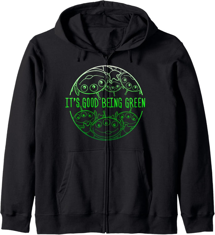 Disney Pixar Toy Story Pizza Aliens Good Being Green Kapuzenjacke