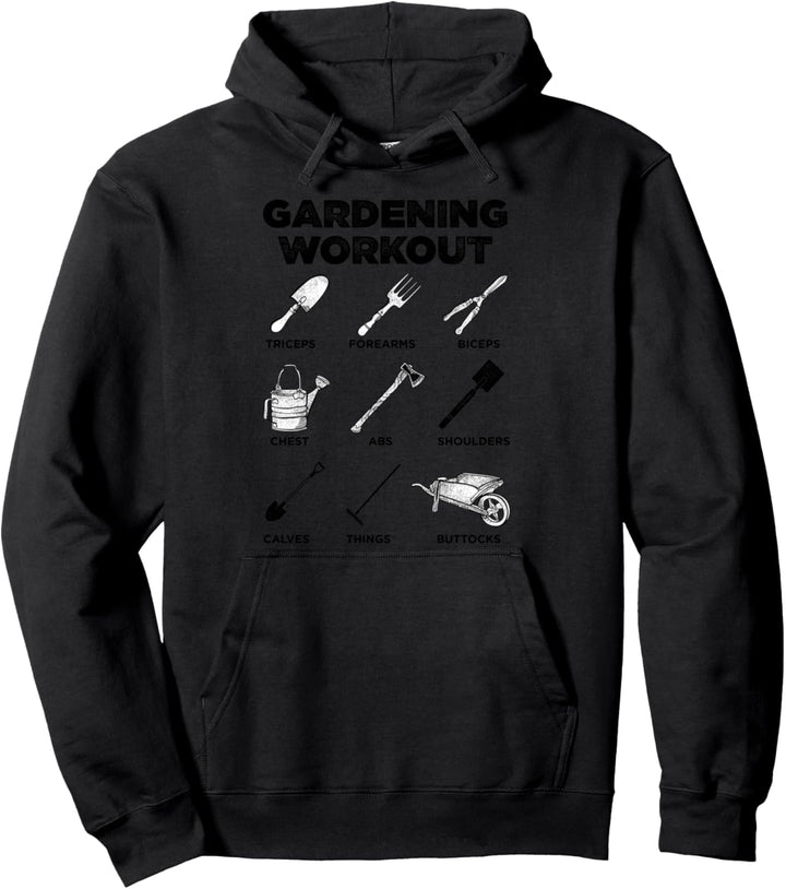 Gartenarbeit Workout Gärtner Werkzeuge Strauch Garten Rasenm Pullover Hoodie