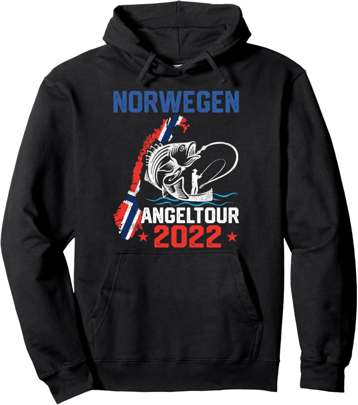 Norwegen Angeltour 2022 Norwegentrip Pullover Hoodie